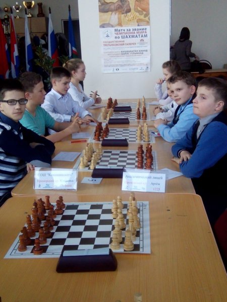 Юные шахматисты сражались достойно